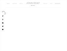 Tablet Screenshot of jenniekaybeauty.com